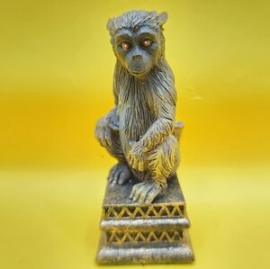 Wild Animals of Africa Monkey Black Brown Chess Replacement Piece Ben Homer 2002